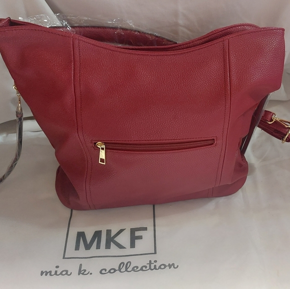 NWT Mia K. collection Jordina 2 PCS Shoulder Bag with Matching Wallet. - Picture 2 of 7